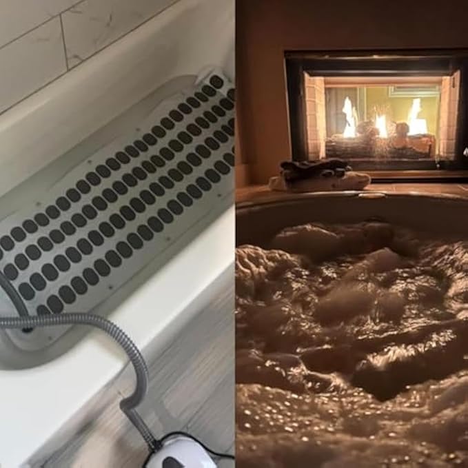 Electric Bubble Massage Mat – Relaxing Home Spa with Remote Control