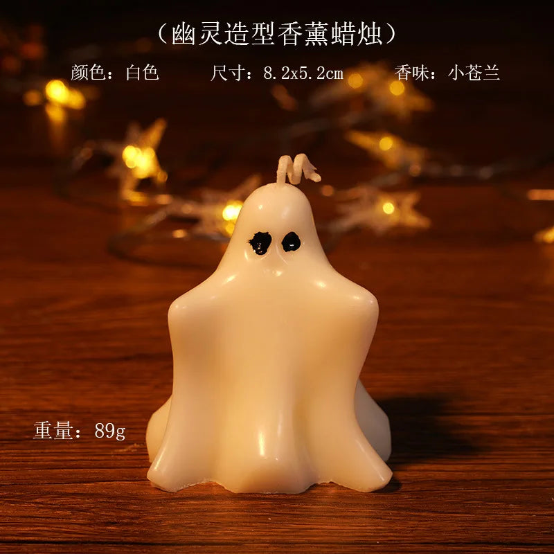 Handmade Ghost Candles – Spooky-Cute Decor & Gifts for fall & Halloween