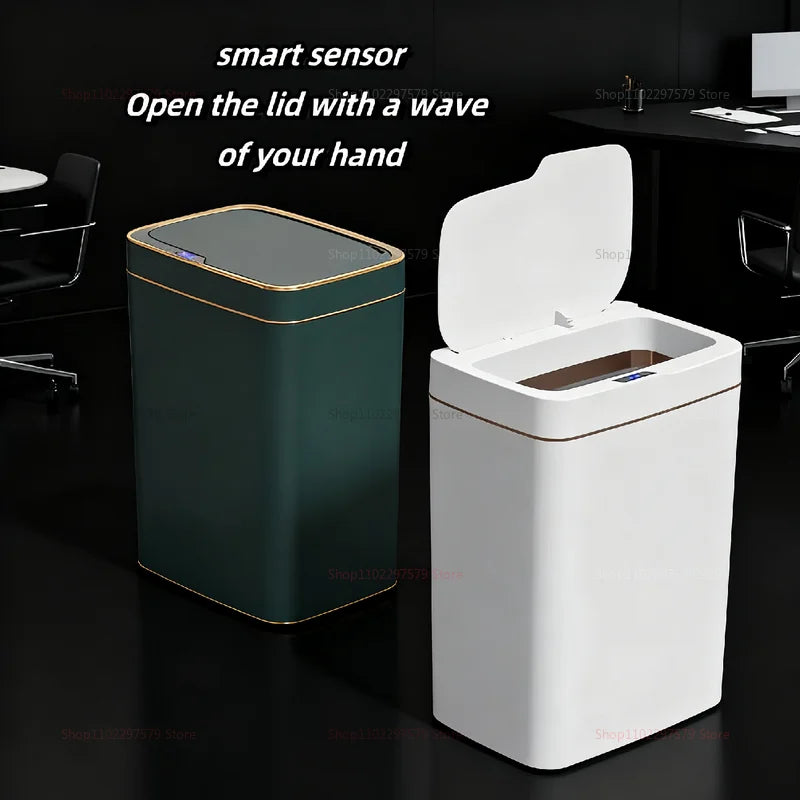 2025 Smart Sensor Trash Can – Automatic Lid Bin for Home & Office