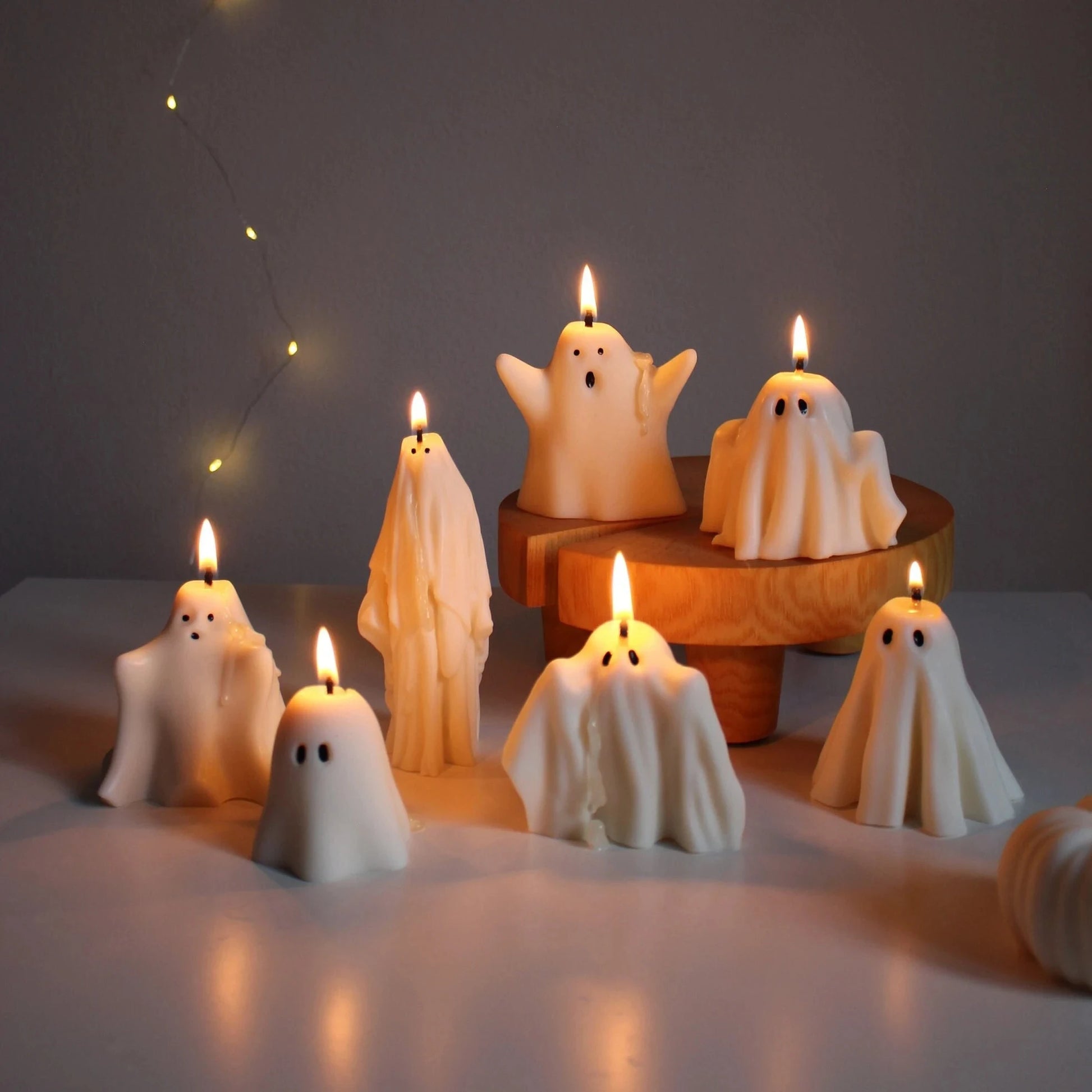 Handmade Ghost Candles – Spooky-Cute Decor & Gifts for fall & Halloween
