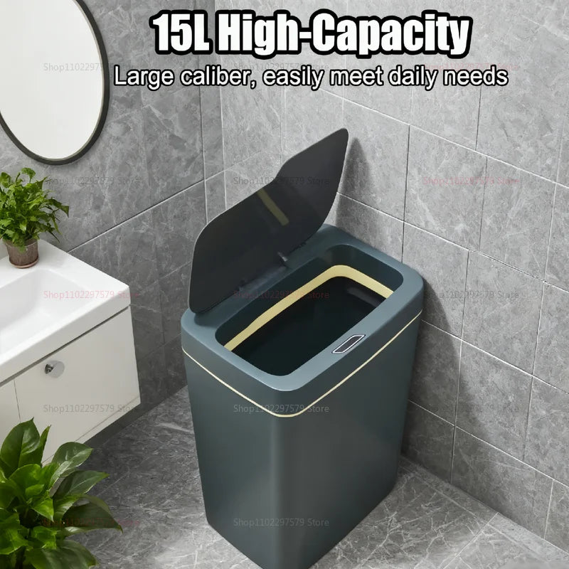 2025 Smart Sensor Trash Can – Automatic Lid Bin for Home & Office