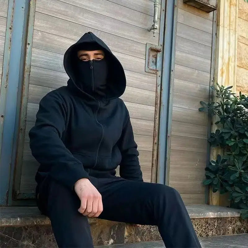 Ninja-Style Winter Jacket – Windproof & Warm Winter Wear for Running & Cycling