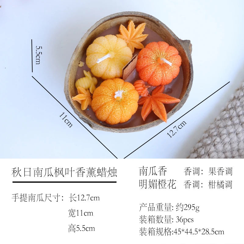 Handmade Pumpkin Spice Candle – Cozy Autumn Aroma in a Jar 🍂🕯️