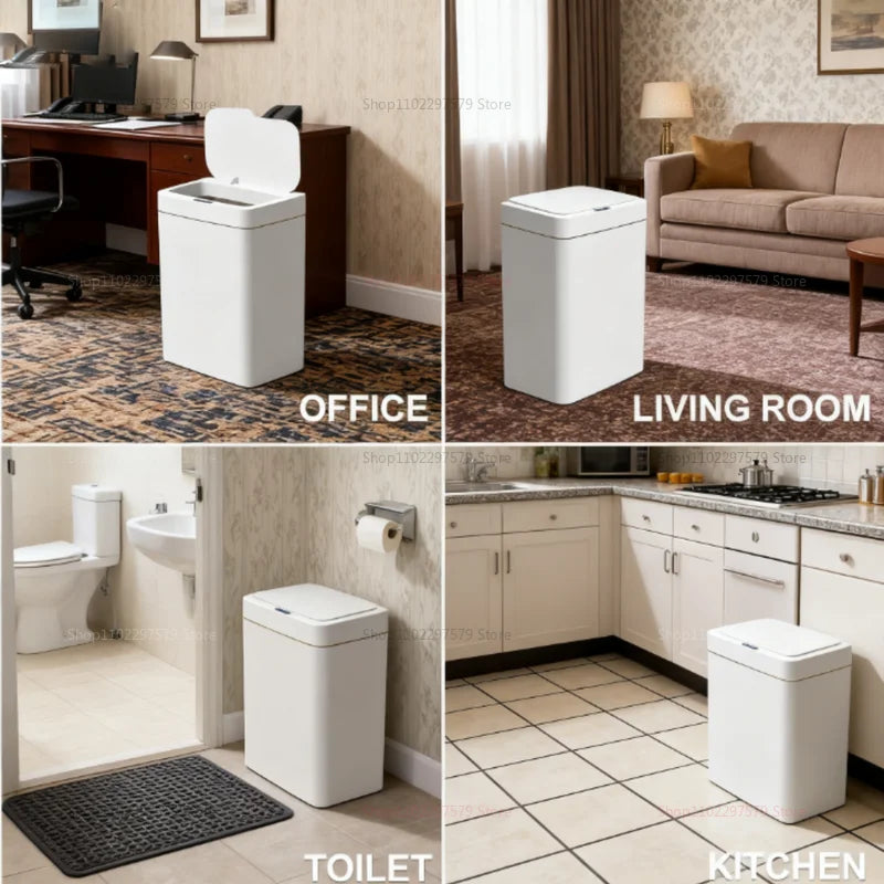 2025 Smart Sensor Trash Can – Automatic Lid Bin for Home & Office