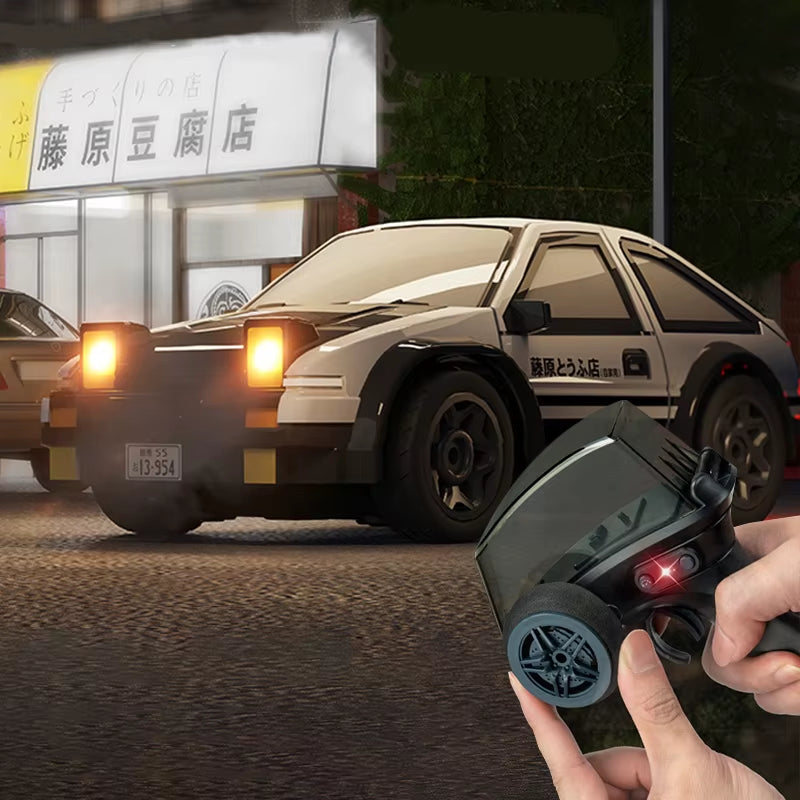 Mini AE86 RC Drift Car – High Speed Remote Racing Toy with Lights