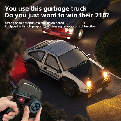 Mini AE86 RC Drift Car – High Speed Remote Racing Toy with Lights