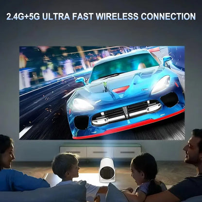 HY300 Pro 4K Projector – Portable Android WiFi Mini Home Cinema