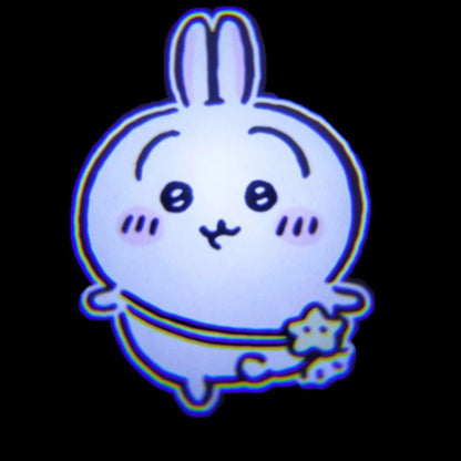 Cartoon Cute Chiikawa Welcome Light Car Door Projector Lamps Hd Ambient Light Induction Open the Door Projection