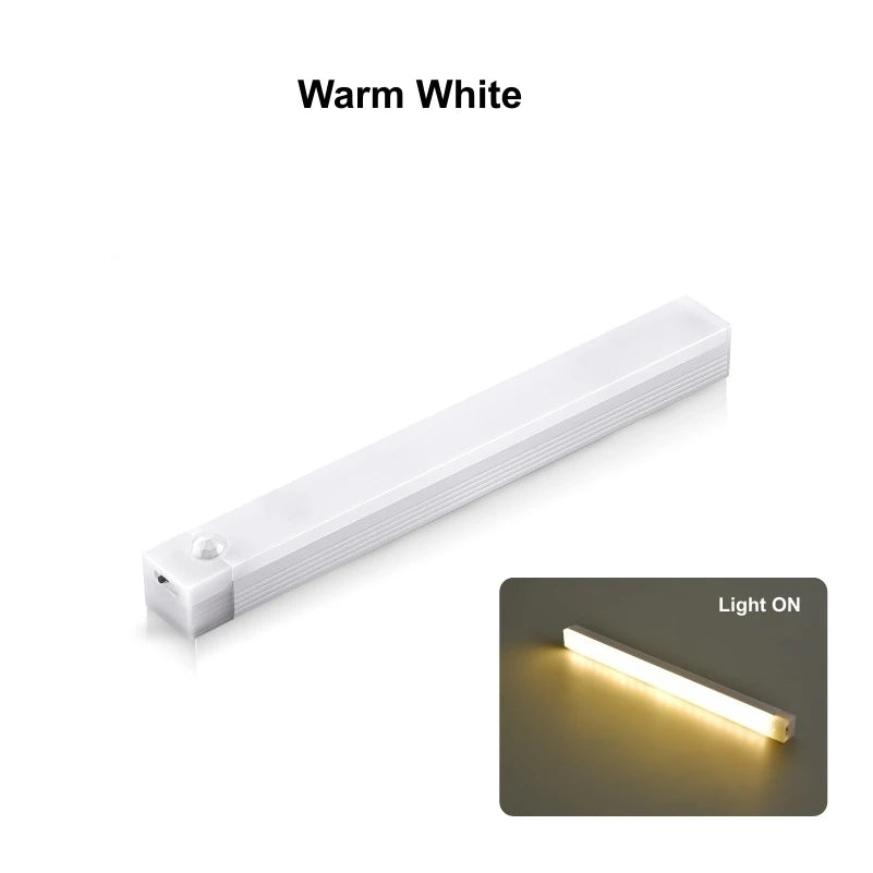 Wireless Motion Sensor LED Bar – Rechargeable Magnetic Night Light for Kitchen