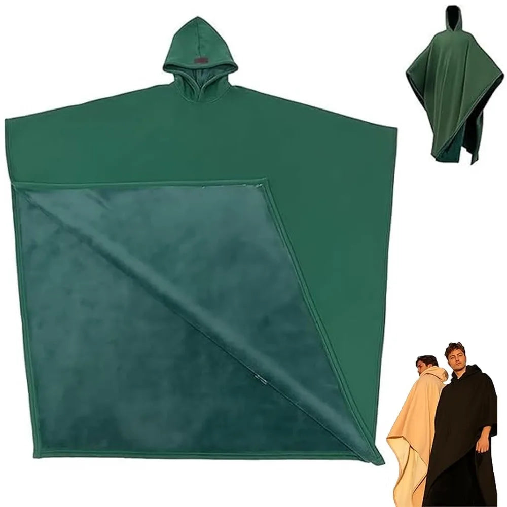 New Good Quality Indio Cloak Hoodie Blanket Punk Loose Men Sweatshirt Casual Solid Color with Hat Male Tops UNISEX