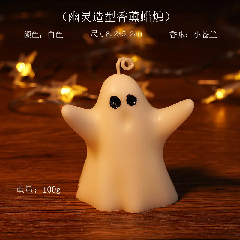 Handmade Ghost Candles – Spooky-Cute Decor & Gifts for fall & Halloween