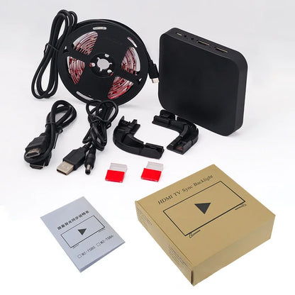 Smart TV LED Backlight – 4K HDMI Sync RGBIC Strip for Cinematic Experience