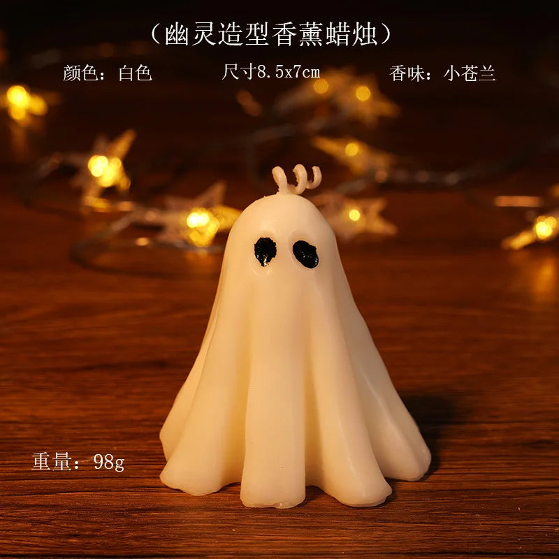 Handmade Ghost Candles – Spooky-Cute Decor & Gifts for fall & Halloween