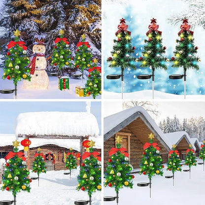 Solar LED Christmas Tree Lights – Waterproof Outdoor Garden Decor